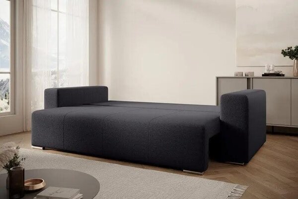 Canapea extensibilă dumonde cu ladă de depozitare Marbela Graphite 245x100 cm