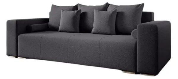 Canapea extensibilă dumonde cu ladă de depozitare Marbela Graphite 245x100 cm