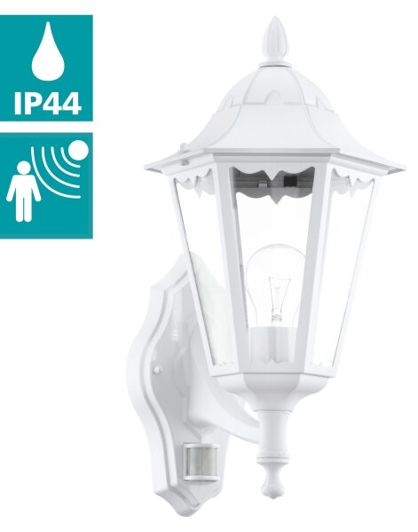 Eglo 93447 - Corp de iluminat perete exterior senzor NAVEDO 1xE27/60W/230V