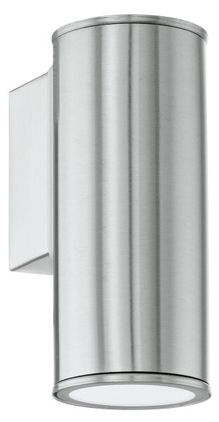 Eglo 33581 - Aplica de perete exterior LED RGBW RIGA, reglabilă, 1xGU10/5W/230V IP44, crom mat