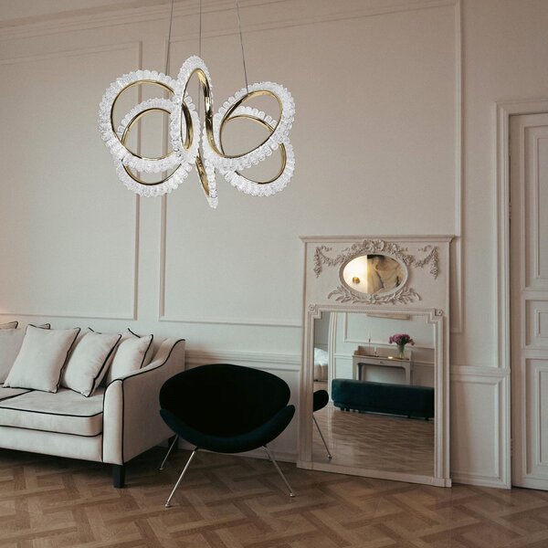 Lampa LED G037-CP Gold