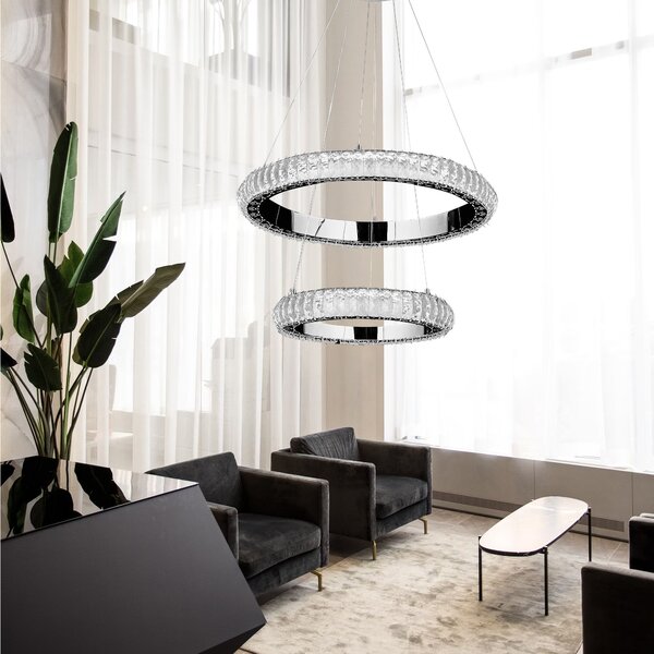 Lampa LED G044-2CP CHROME