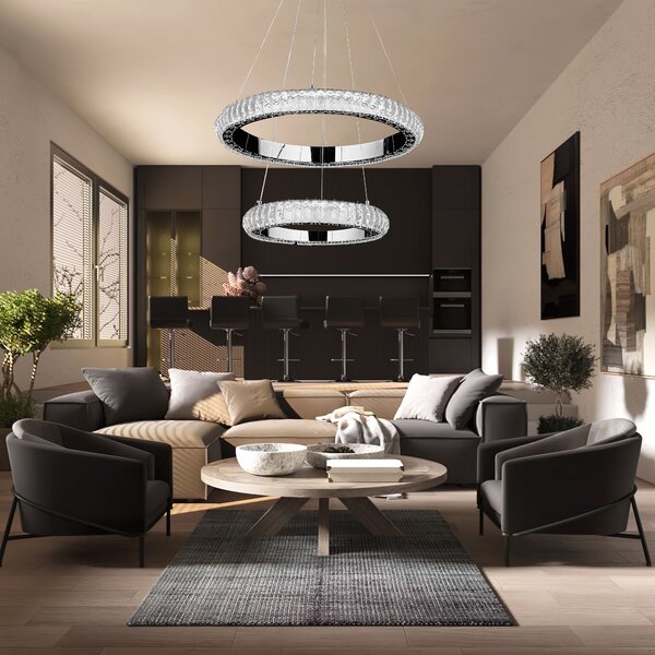 Lampa LED G044-2CP CHROME