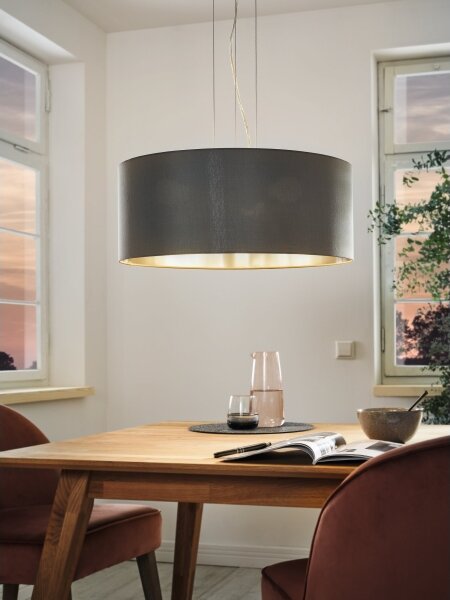 Eglo 31606 - Lustră suspendată pe cablu MASERLO 3xE27/60W/230V