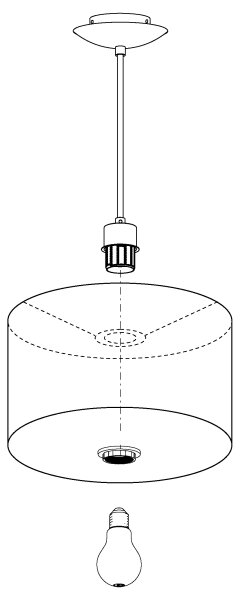 Eglo 31601 - Lustra cu cablu MASERLO 1xE27/60W/230V