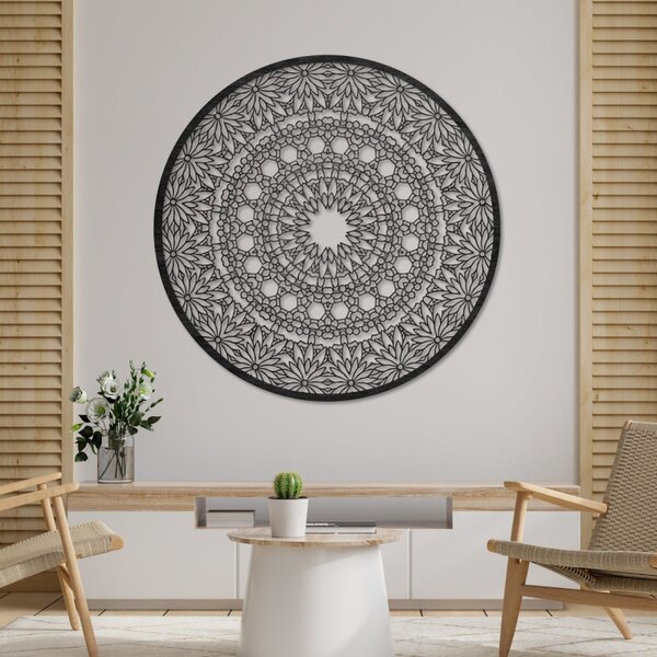 Mandala din lemn pe perete | POIET