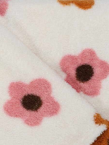 Sinsay - Pătură cu model floral - bej