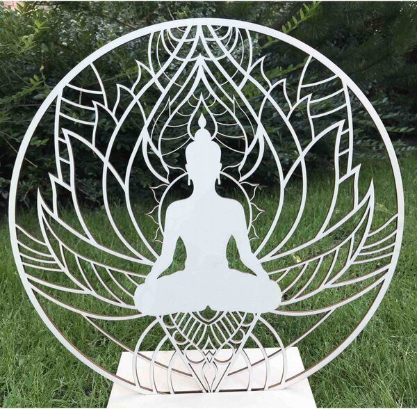 Pictură murală mandala și Buddha - CAMERA