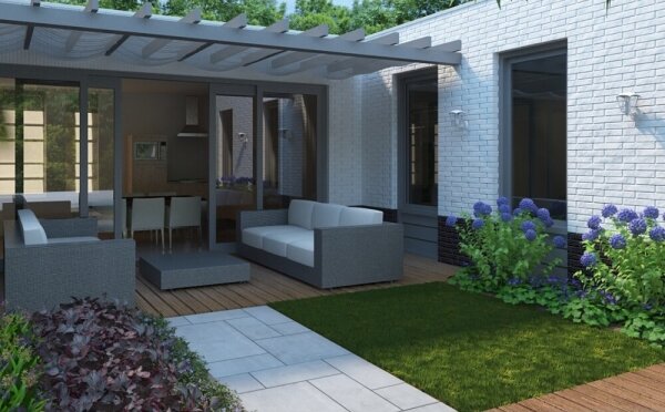 Philips 15388/31/16 - Corp de iluminat perete exterior senzor MYGARDEN CREEK 1xE27/60W/230V