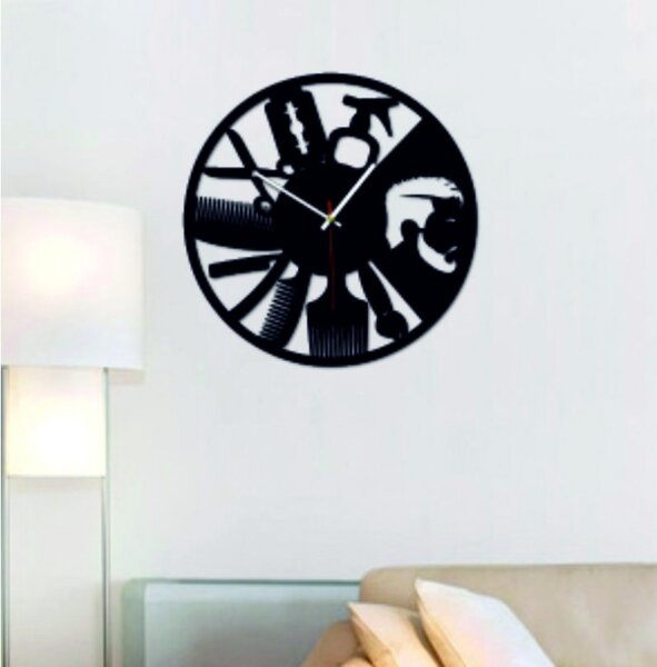 Ceas de perete modern pentru salon și negru X0098