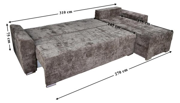 Colțar Extensibil Barcelona XXL Bonell Maro - Kim 4