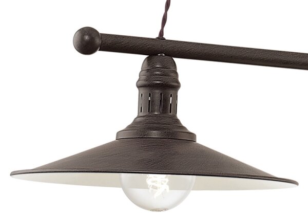 Eglo 49457 - Lustră suspendată pe cablu STOCKBURY, 2xE27/60W/230V
