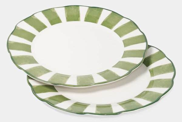 Sinsay - Set de 2 farfurii - verde-pal