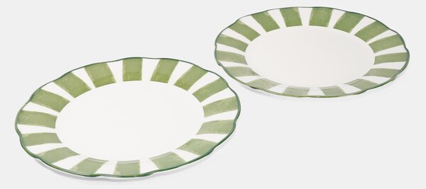 Sinsay - Set de 2 farfurii - verde-pal