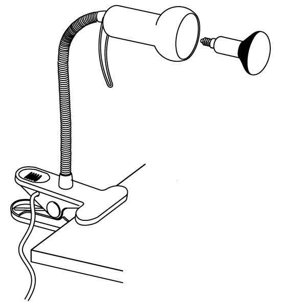 Lampă cu clemă Eglo 81265 FABIO 1xE14/40W/230V