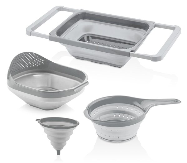 Set 5 buc strecuratoare sita ET-00110 Gri 38.5x26.3x12 cm
