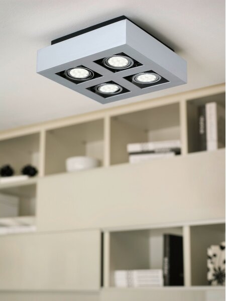 Plafonieră LED Eglo 91355 LOKE 1 4xGU10-LED/5W/230V
