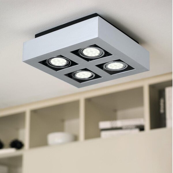 Plafonieră LED Eglo 91355 LOKE 1 4xGU10-LED/5W/230V