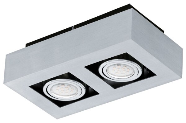 Plafonieră LED Eglo 91353 LOKE 1 2xGU10-LED/5W/230V