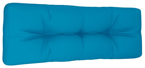 Pernă de paleți, albastru, 120x40x12 cm, material textil