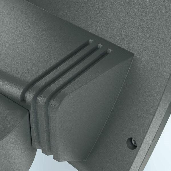 Steinel 012076 - Lampă LED de exterior cu senzor de mișcare XLED curved LED/10,5W/230V IP44
