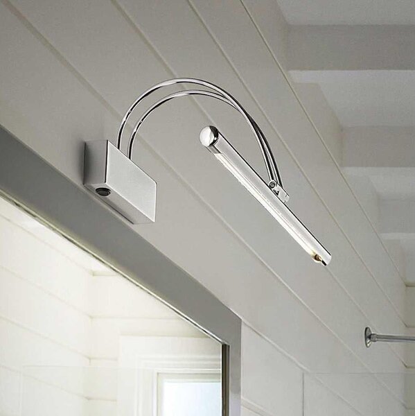 Ideal Lux - Aplica LED pentru tablouri MIRROR, 4,6W, 230V, crom lucios