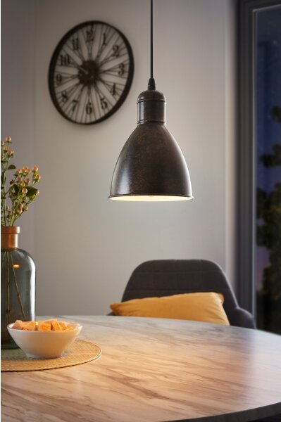Lustră Eglo 49492 PRIDDY 1 1xE27/60W/230V