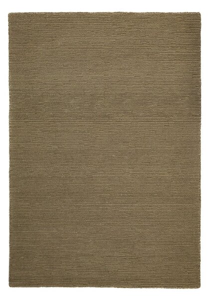 Covor kaki țesut manual din lână 200x290 cm Harris Boucle – Flair Rugs