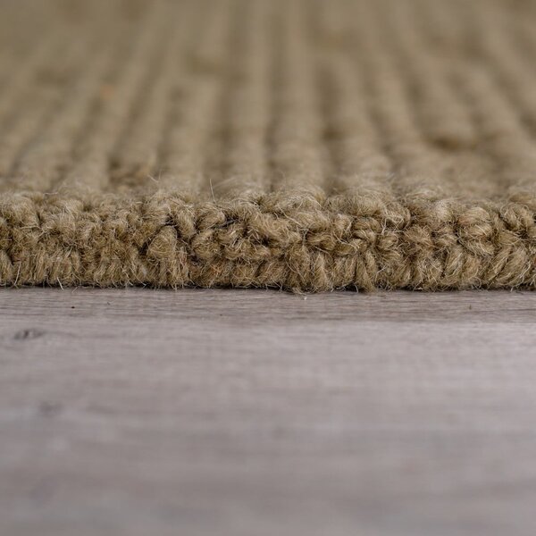 Covor kaki țesut manual din lână 200x290 cm Harris Boucle – Flair Rugs