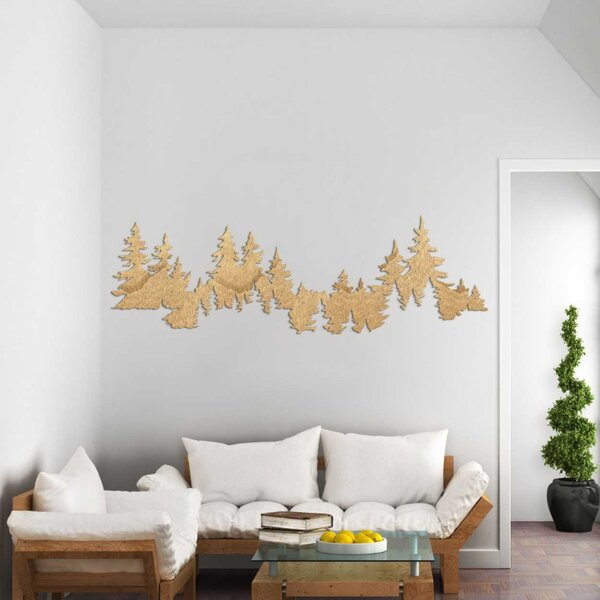 Pictură murală modernă cu pădure | MOARKO