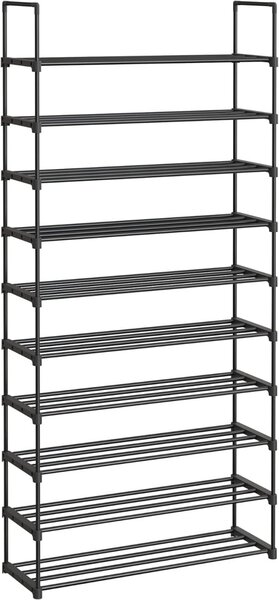 Pantofar modular Negru Songmics 92x30x194 cm