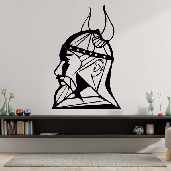 Imagine din lemn sculptat pentru perete Viking - RAGNAR