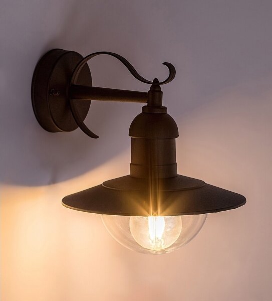 Brilagi - Aplica de exterior MOLDE 1xE27/60W/230V IP44 negru