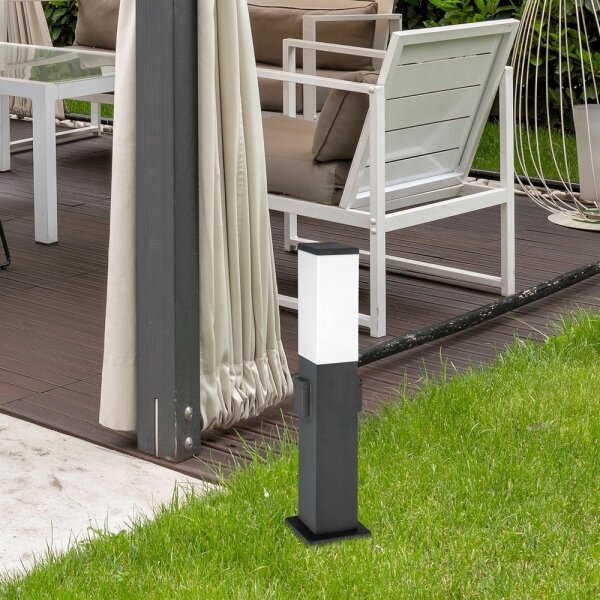 Rabalux 8339 - Lampă exterior BONN 1xE27/60W IP44 cu 2 prize SCHUKO