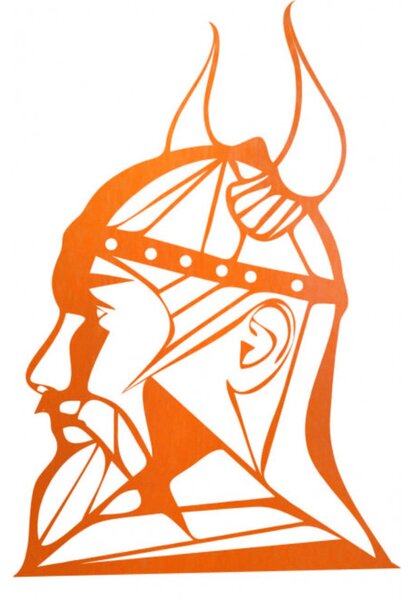 Imagine din lemn sculptat pentru perete Viking - RAGNAR