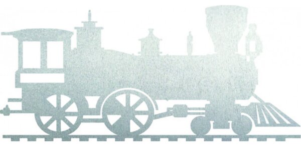 Pictură murală din lemn tren, locomotivă - THOMAS