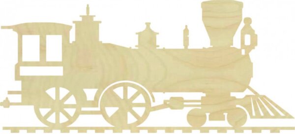 Pictură murală din lemn tren, locomotivă - THOMAS