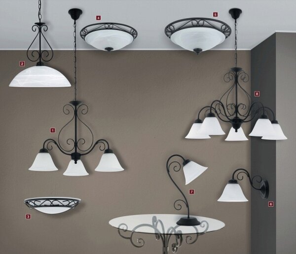 Rabalux 3721 - Aplică de perete ATHEN 1xE14/60W/230V