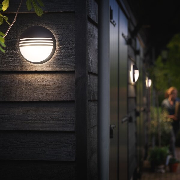 Philips 17296/30/16 - Aplică de perete pentru exterior YARROW LED/6W/230V IP44