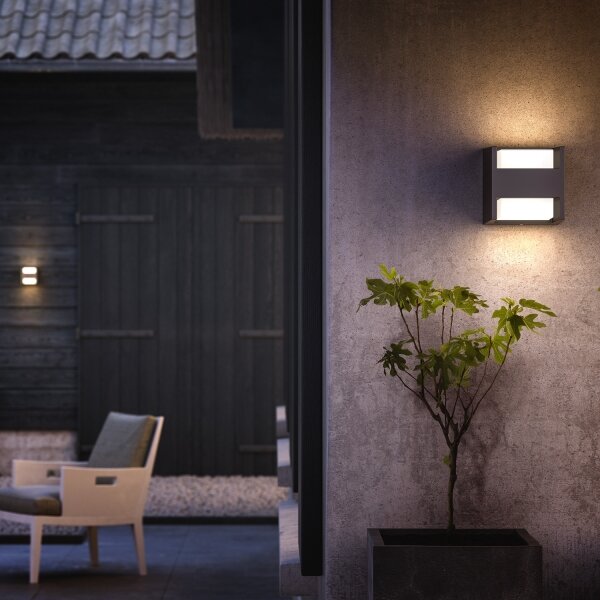 Corp de iluminat LED de exterior MYGARDEN ARBOUR 2xLED/4,5W/230V IP44 Philips 16459/93/16