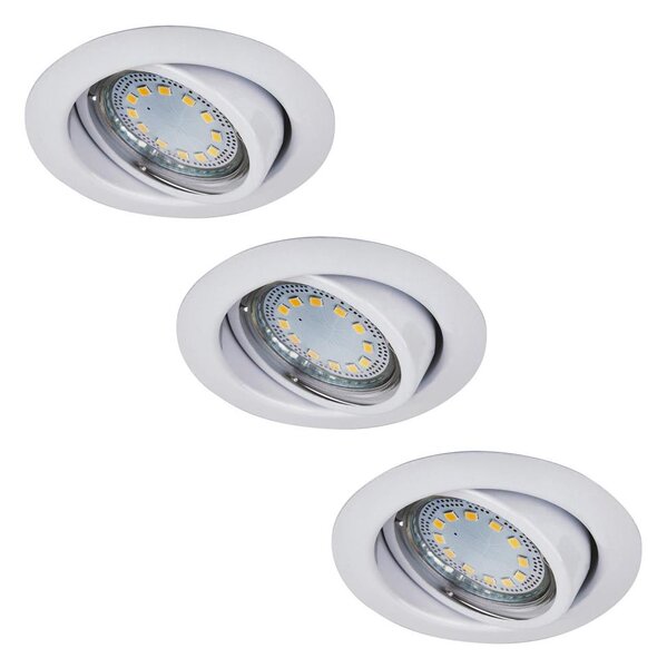 Rabalux 1049 - Set 3x spoturi încastrate LED LITE 3xGU10-LED/3W/230V