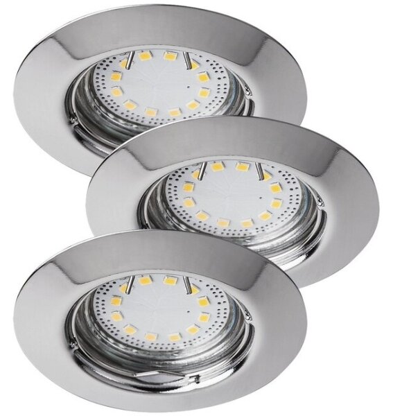Rabalux 1047 - Set de 3 spoturi LED încastrate LITE, 3x GU10-LED/3W/230V