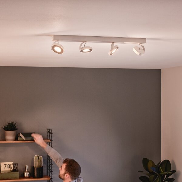 Spot dimabil MYLIVING CLOCKWORK 4xLED/4,5W Philips 53174/31/P0