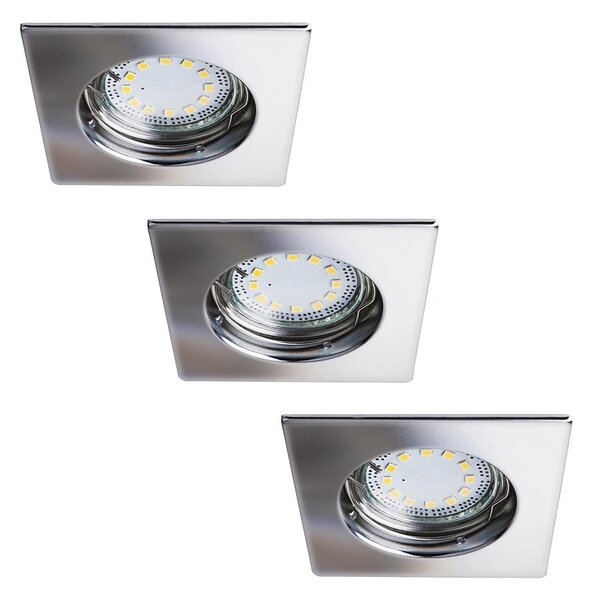 Rabalux 1053 - Set de 3 spoturi încastrate LITE 3xGU10-LED/3W/230V