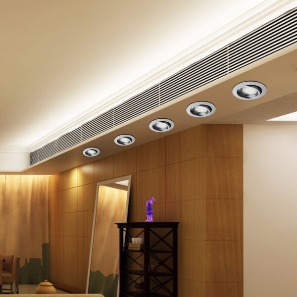 Rabalux 1050 - SET 3xLED Lampă încastrată LITE 3xGU10-LED/3W/230V