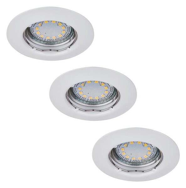 Rabalux 1046 - Set 3 spoturi LED încastrate LITE 3xGU10-LED/3W/230V