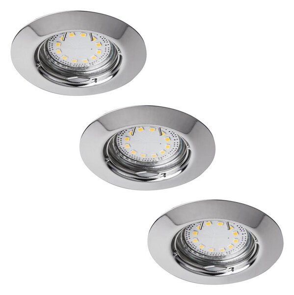 Rabalux 1047 - Set de 3 spoturi LED încastrate LITE, 3x GU10-LED/3W/230V