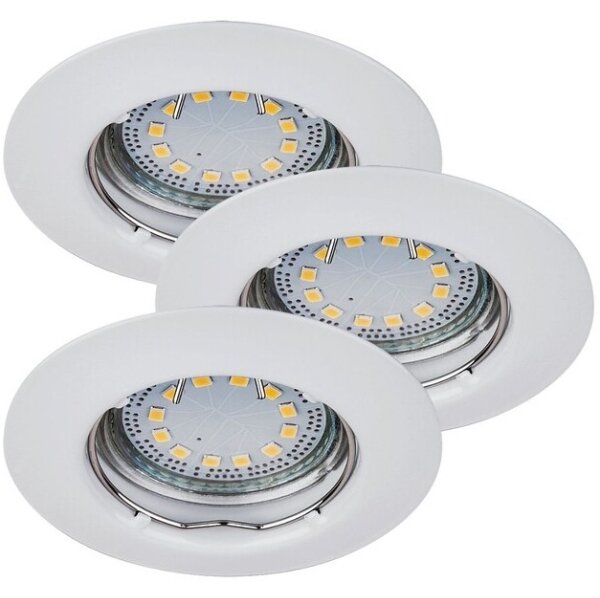 Rabalux 1046 - Set 3 spoturi LED încastrate LITE 3xGU10-LED/3W/230V