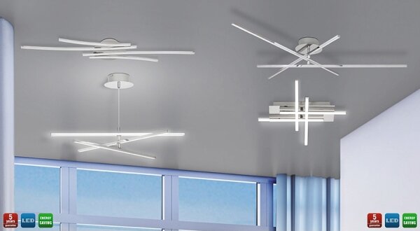 Rabalux 2480 - LED Lustra MEREDITH LED/18W/230V