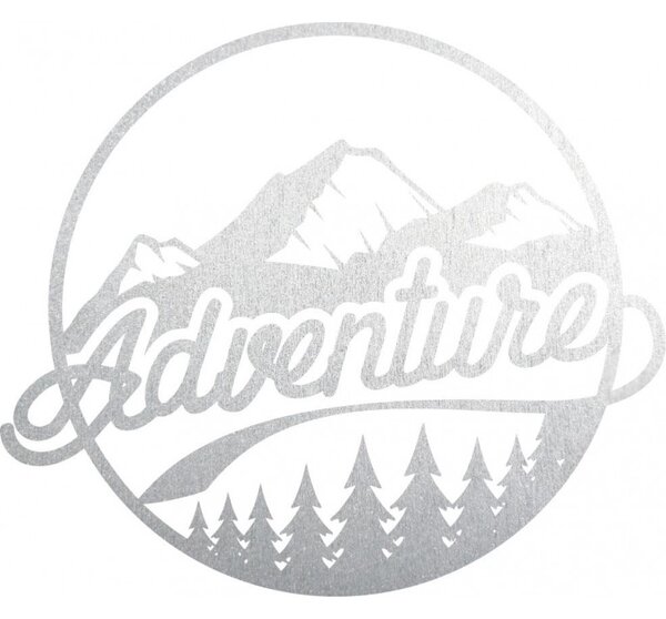 Imagine de perete din lemn cu motiv natural - ADVENTURE